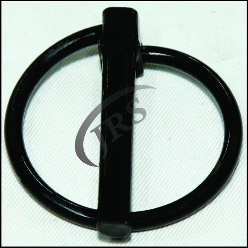 Wire Lock Pin - Steel Material, Black Color, Painted Surface Treatment | Ideal For Tractor Linkage Parts