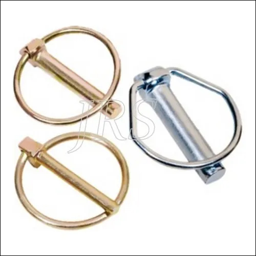 Linch Pin - Steel, Golden & Silver Color, Painted Surface Treatment | Tractor Linkage Parts, Durable Linch Pin For Reliable Performance