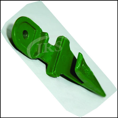 Harvester Knife Guard With Single Finger - Mild Steel, Green | Gear Drive Agricultural Tool for Efficient Harvesting Tasks