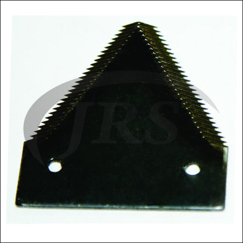 Harvester Combine Blades V Type - Color: Black