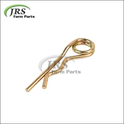 Double Spire R Pin Chaveta O Seguro Sencillos Tipo R - Steel, Painted, Silver & Golden | Durable Pins for Tractor Linkage Parts