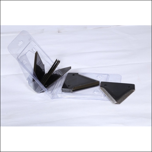 Harvester Blade - Mild Steel, Golden and Silver Color | Gear Drive Agricultural Tool for Efficient Harvesting