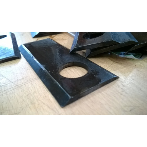 Rotary Blade - Mild Steel, Black | Agricultural Tool for Harvester, Gear Drive, Engine Type: Other, General Use: Versatile Performance