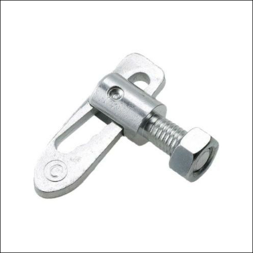 Drop Lock Pin With Long Screw - Steel, Silver | Painted Finish, Ideal For Tractor Linkage Parts, Durable And Reliable Pin Design