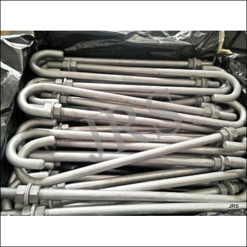 J Bolt - Steel Material, Silver Color | Painted Surface Treatment for Tractor Linkage Parts