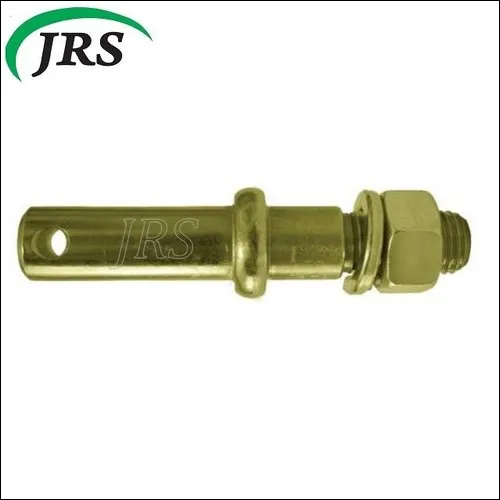 Exportador De Tornillos Roscados - EN-8 Grade, Golden & Silver Colors | Zinc Plated for Industrial Applications