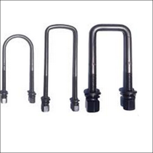 Trailer U Bolt Industrial Bolt Tractor Bolt - En-8 Grade, Zinc Plated Finish | Golden & Silver Color, Ideal For Heavy-duty Applications