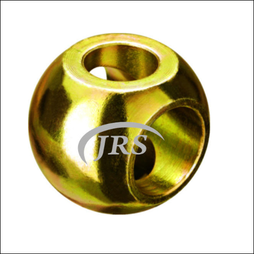 Bola Para Brazo Inderior De Engangche - Mild Steel, Double Bore Design | Golden and Silver Zinc Plated, Painted Surface Finish, Tractor Linkage Parts