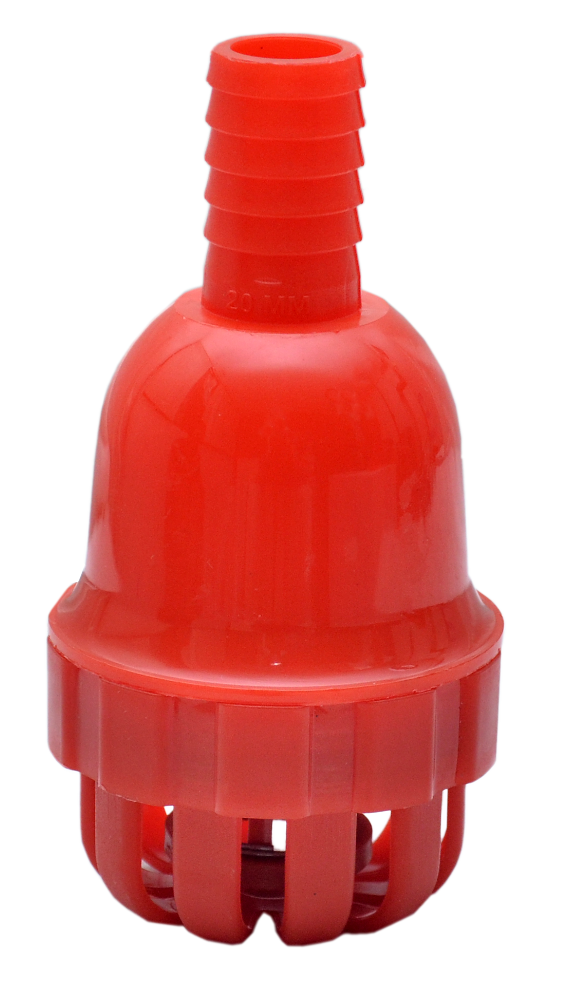 Pvc Foot Valve - Manual Operation Medium Pressure Red Color Multiple Sizes Available | Ideal For Pipe Fitting Weighs 200g