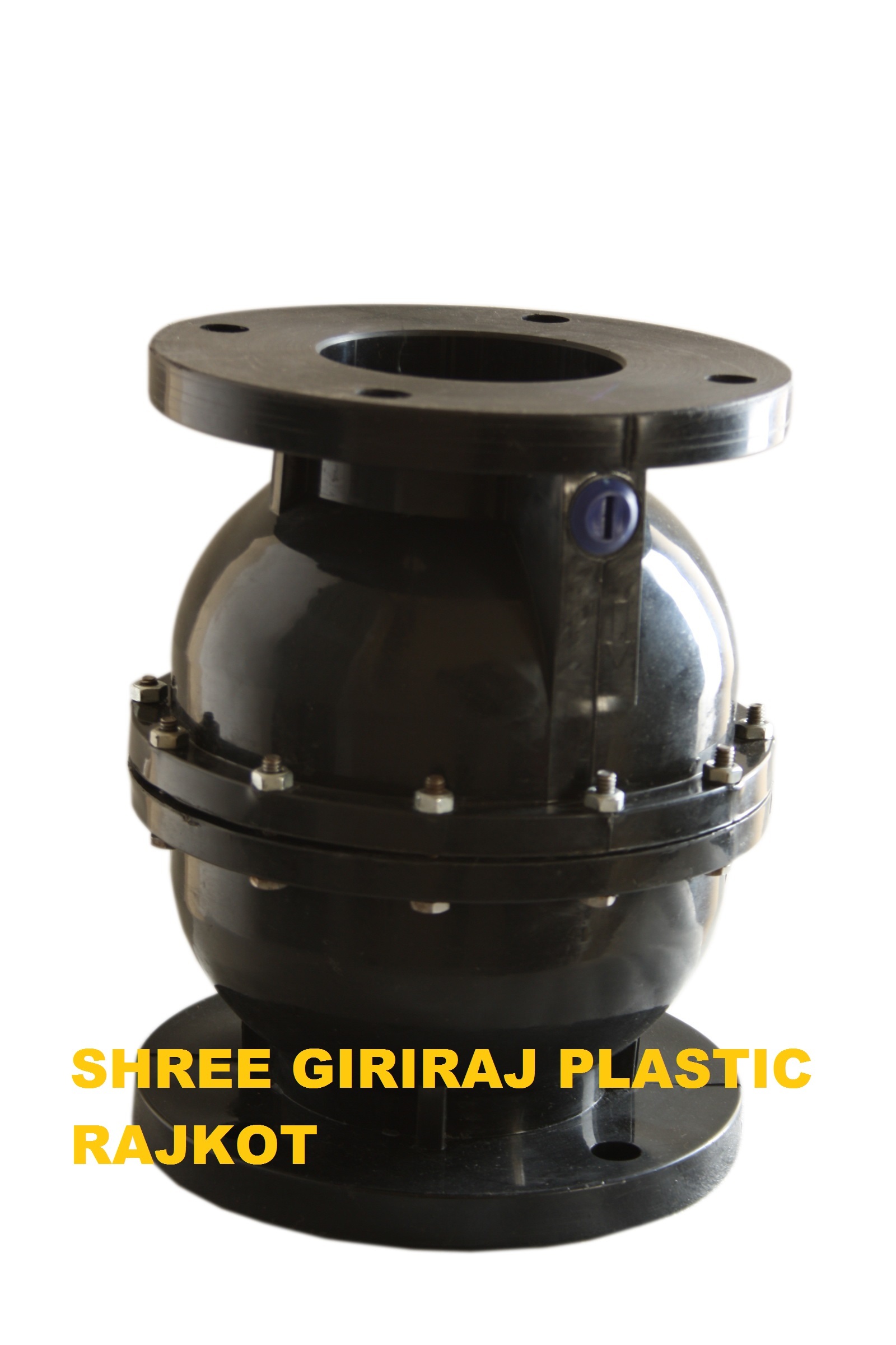 Pp Non Return Valve - Plastic, 62mm To 160mm Size , Black Color, Medium Pressure Design With High Strength And Extended Durability For Agriculture Water Systems