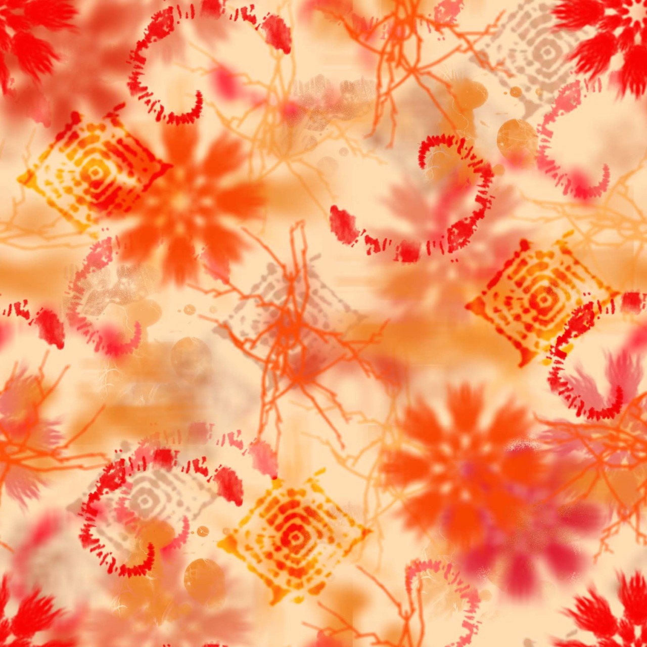 Digital Printed Georgette Fabric - 100% Polyester, 44 Inches Wide | Lightweight, Washable, Elegant Drape And Brilliant Colors