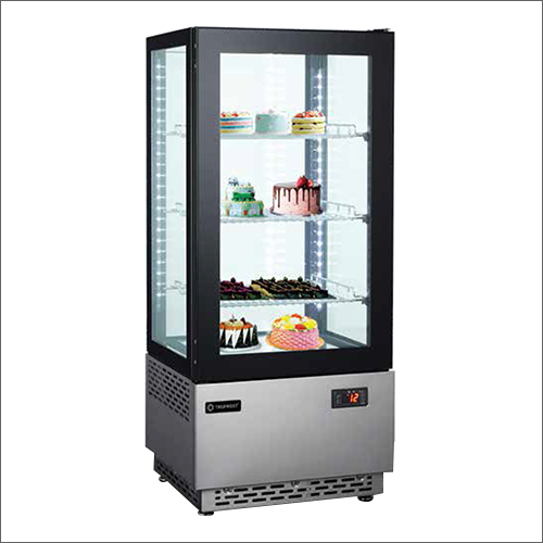Black-Grey Mini Tower Countertop Cold Display