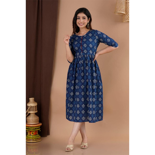 Blue Ladies Frock
