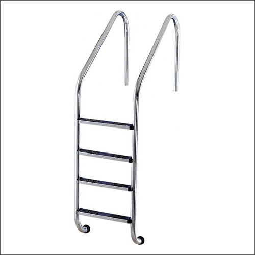 Swimming Pool Stainless Steel Ladders - Stainless Steel, Various Sizes Available | High Grip Steps, Durable Service Life, Corrosion Resistant