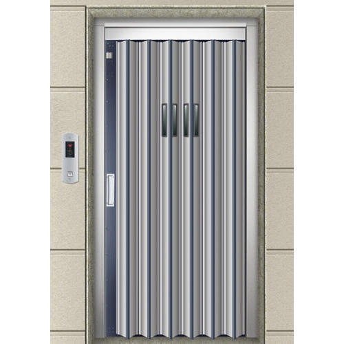 Krisha Engineering Manual Door Passenger Lift - Material: Stainless Steel