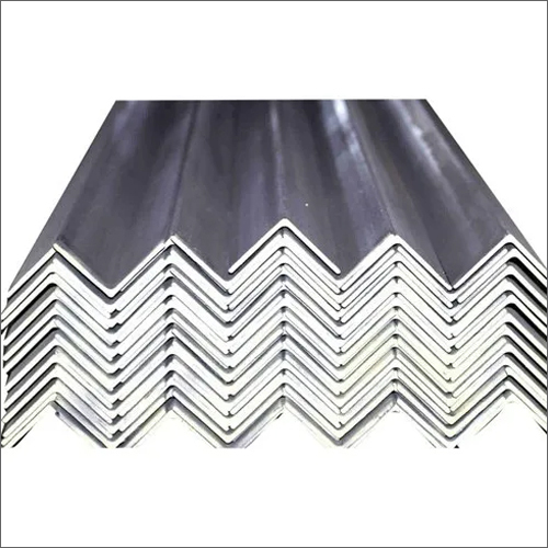 L Shaped Mild Steel Angle - Mild Steel, Standard Size, Silver Finish | Ideal for Fabrication, Easy to Cut & Weld, Bulk Order Availability