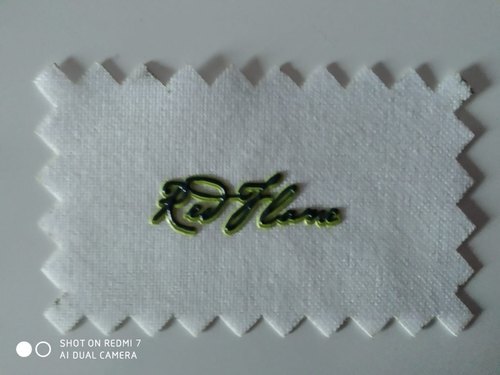 Garment Logo - Cloth Material, Custom Shape, Multicolor Design | Metallic Finishing, 3D Effect, Finest Texturing, Adhesive Sticker