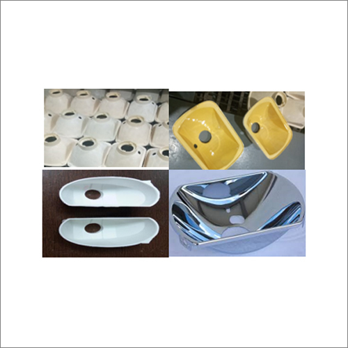 White Automobile Head Lamp Reflector