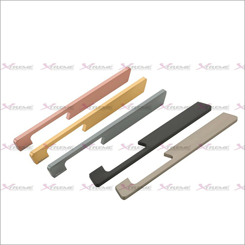 Aluminium Modern Cabinet Handle - Commercial Grade, Polished Finish | Advanced Safety Features For Sliding Doors, Flexible Design Choice