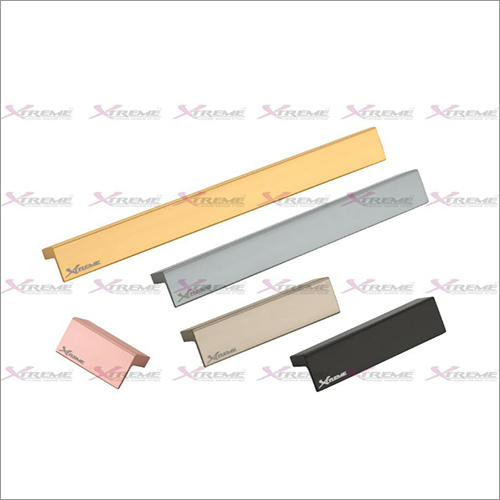 Fancy Aluminium Cabinet Handle - Polished Finish, Hard Hardness | Durable, Elegant Design For Long-lasting Cabinet And Shelf Use