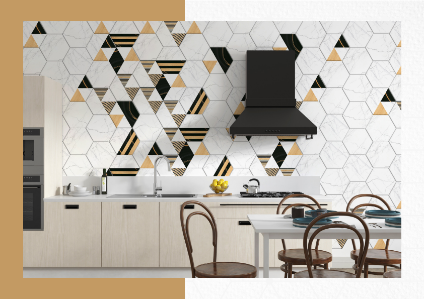 Hexagon Tiles 150x260x300 Mm