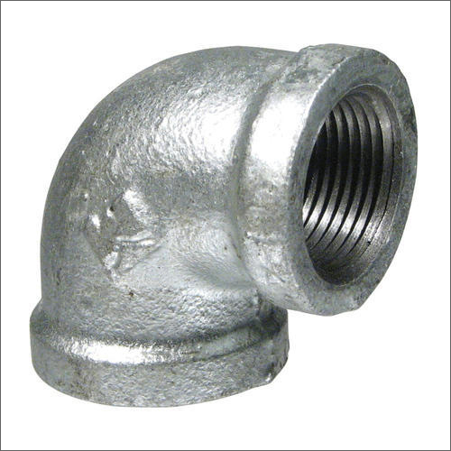Silver Galvanized Iron Pipe Elbow