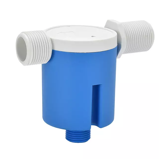 Thg Water Level Valve - Upvc Material, Size Options 1/2'', 3/4'', 1'' , Blue Color For Versatile Applications In Water Tanks, Pools, And Vending Machines