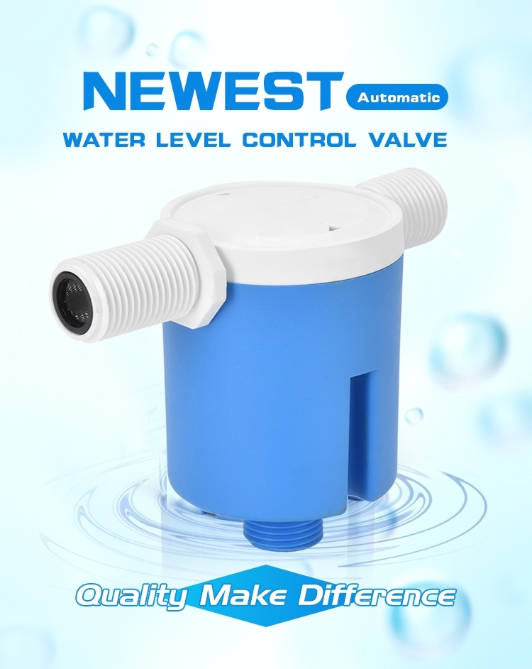 Thg Water Level Valve - Upvc Material, Size Options 1/2'', 3/4'', 1'' , Blue Color For Versatile Applications In Water Tanks, Pools, And Vending Machines