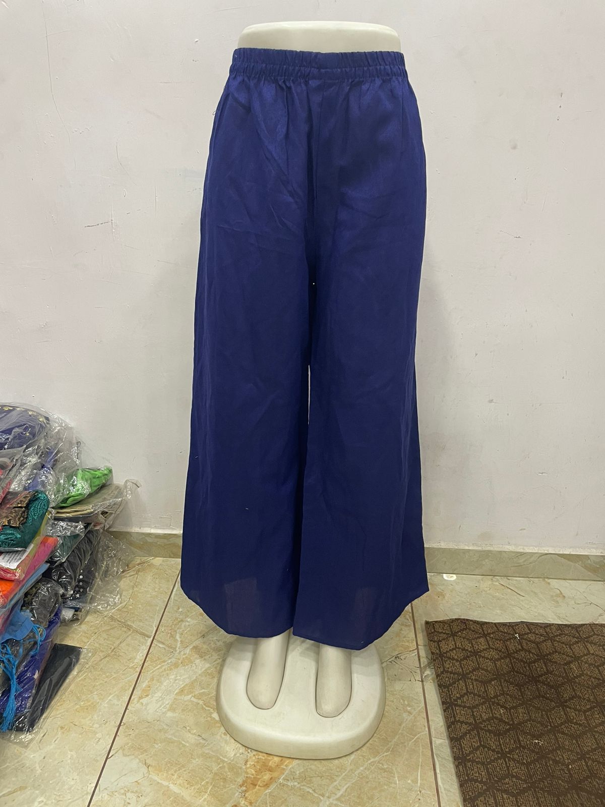 Bottom Wear - Chiffon Georgette, Free Size | Casual Ethnic Dress, Washable, Plain Pattern, Suitable For All Seasons, Customized Size Available