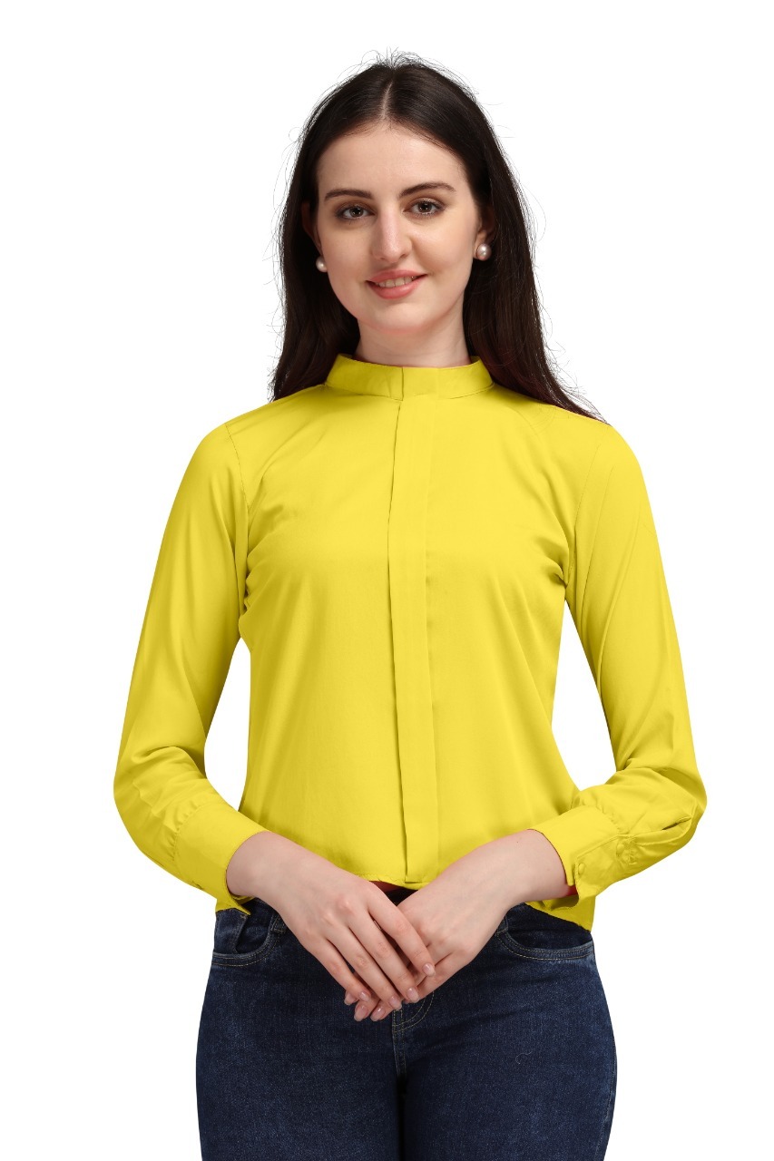 Westerns Top - American Crepe Fabric, Sizes S To Xxl, 4 Color Options | All-season Western Dress, Customizable Fit, Indian Ethnic Design
