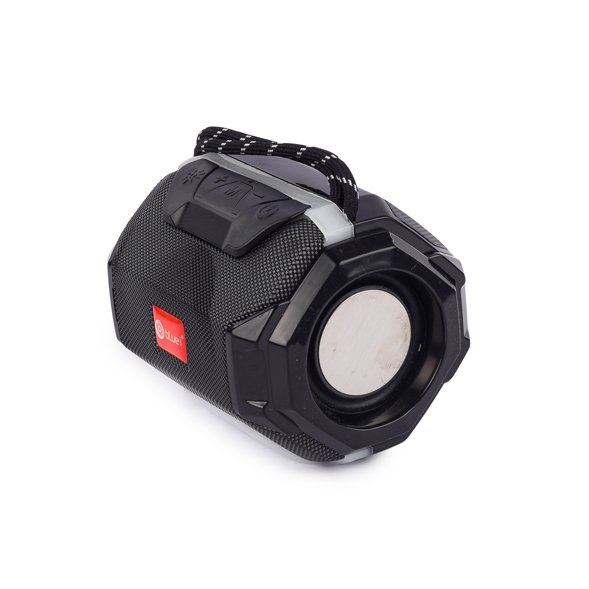 Black Bluei Rocker R8 5w Power Output Multi Connectivity Heavy Bass Portable Bluetooth Speaker With Tws Function
