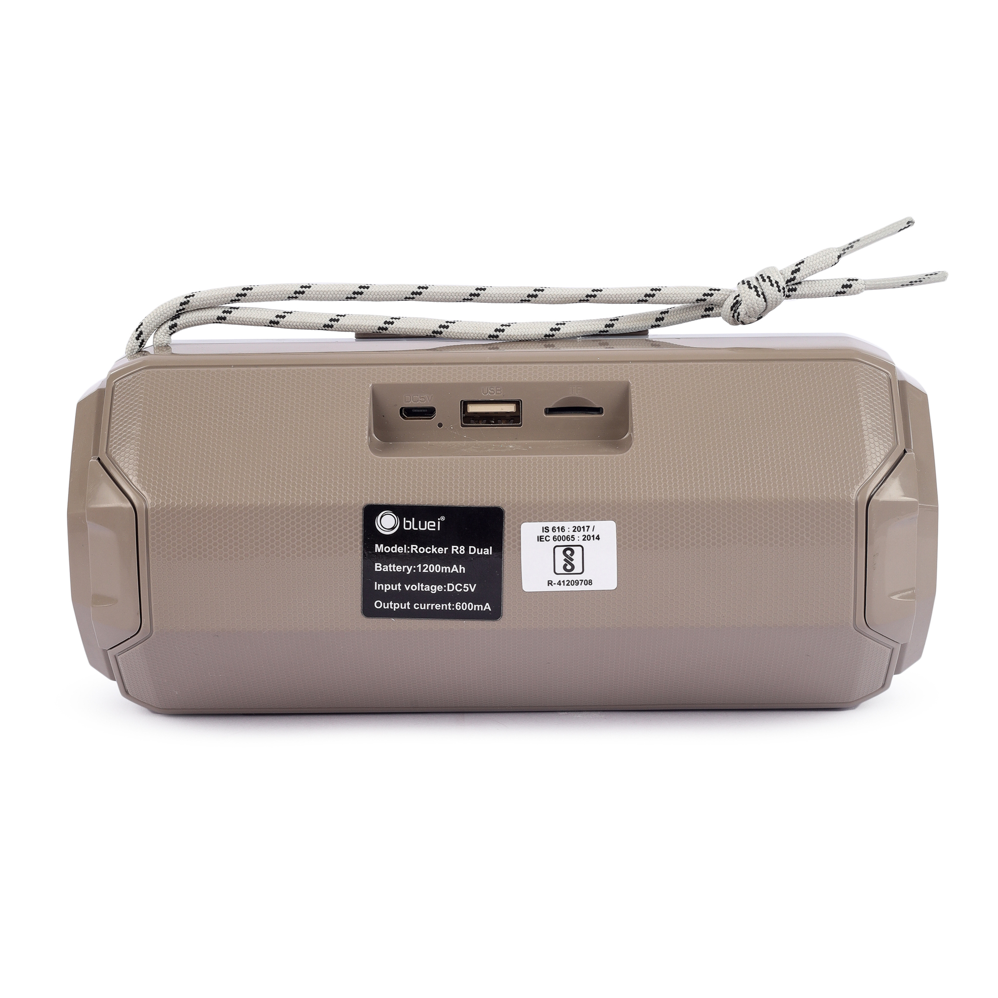 Bluei Rocker R8 Dual 5wx2 Power Output Multi Connectivity Wireless Portable Speaker With Tws Function