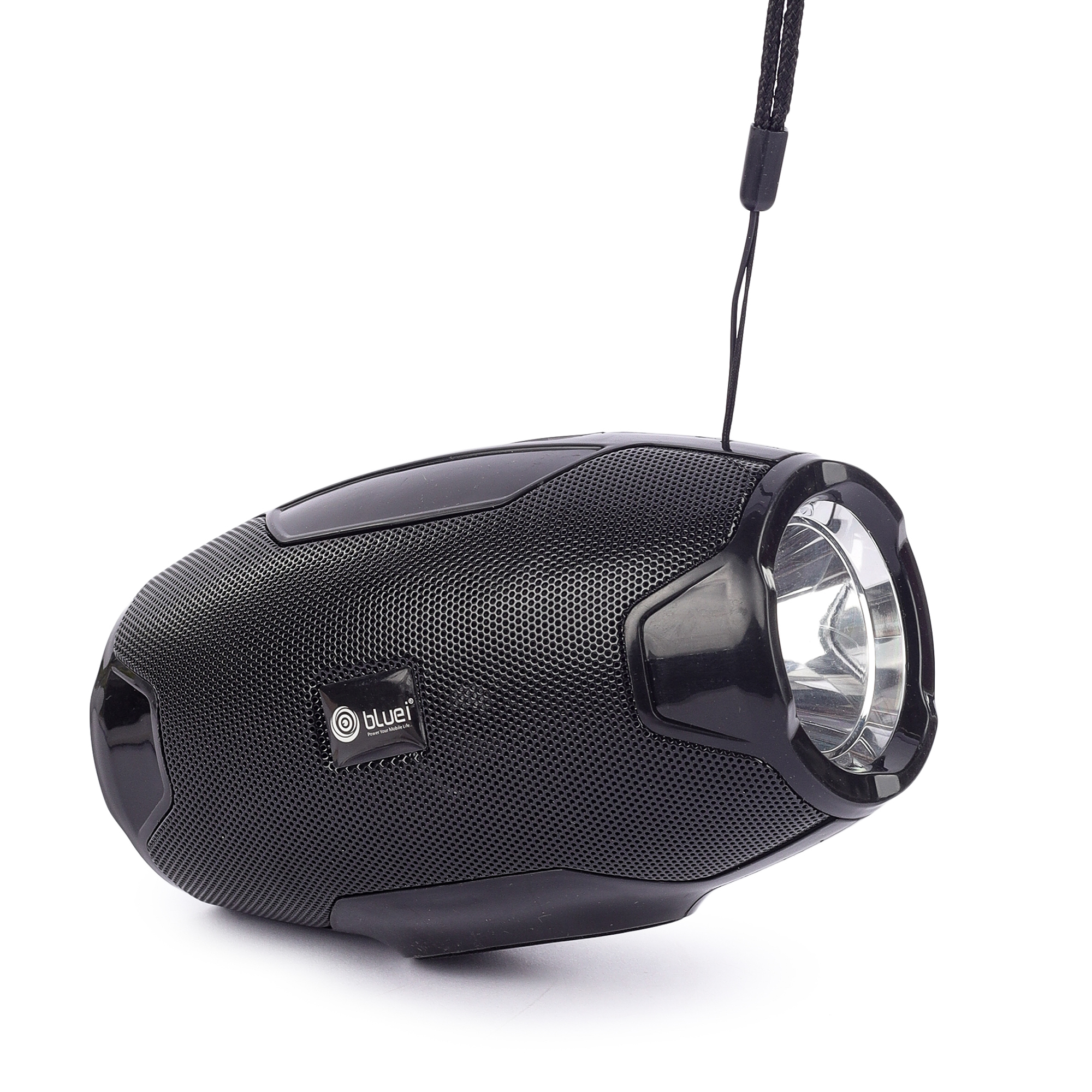 Bluei Rocker R7 Tinny 5w Power Output Multi Connectivity Heavy Bass Portable Bluetooth Speaker With Torch And Tws Function