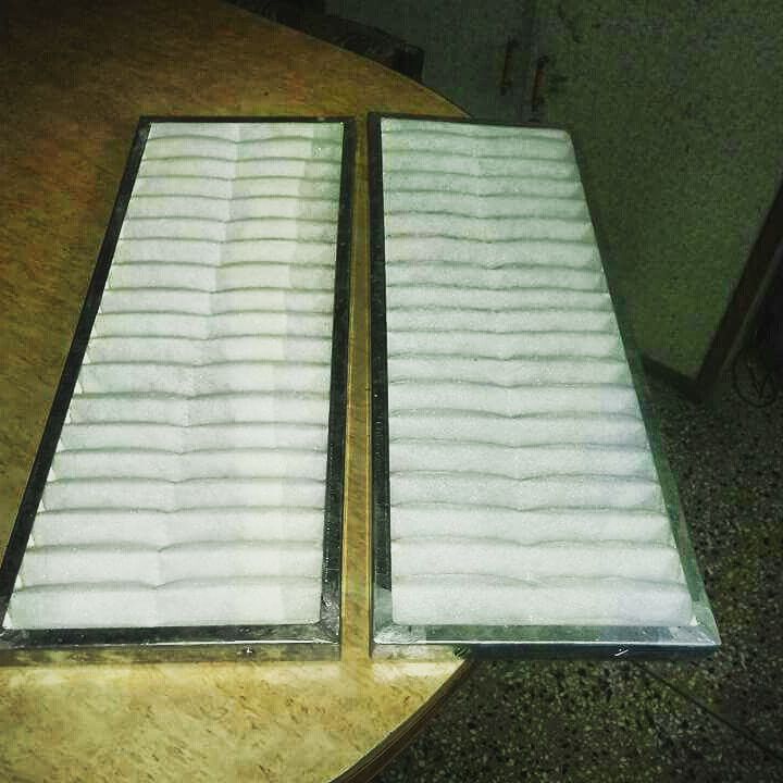 Ahu Pre Filter - Galvanized Steel Box Filter 20x24x6 Inches | Washable, 1-5 Micron Filtration, High Dust Holding Capacity, Lightweight