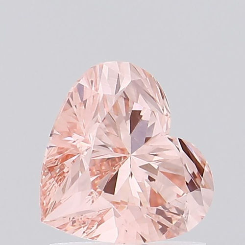 Heart 1.07ct Fancy Vivid Pink Vs2 Igi Certified Cvd Lab Grown Diamond Ec3515 Diamond Carat: 1.07 Carat