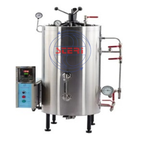 Vertical Cylindrical Steam Sterilizer - Capacity: 35