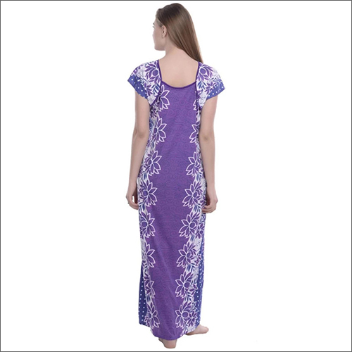 Ladies Hosiery Print Pipin Nighty
