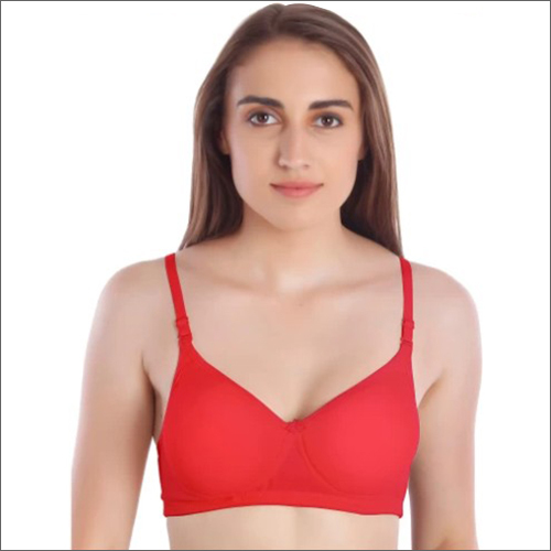 Ladies Padded Bra - Cotton Fabric, Various Sizes Available | Comfortable Design For Women