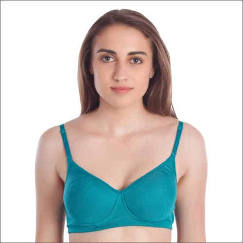 Ladies Padded Bra - Cotton Fabric, Various Sizes Available | Comfortable Design For Women