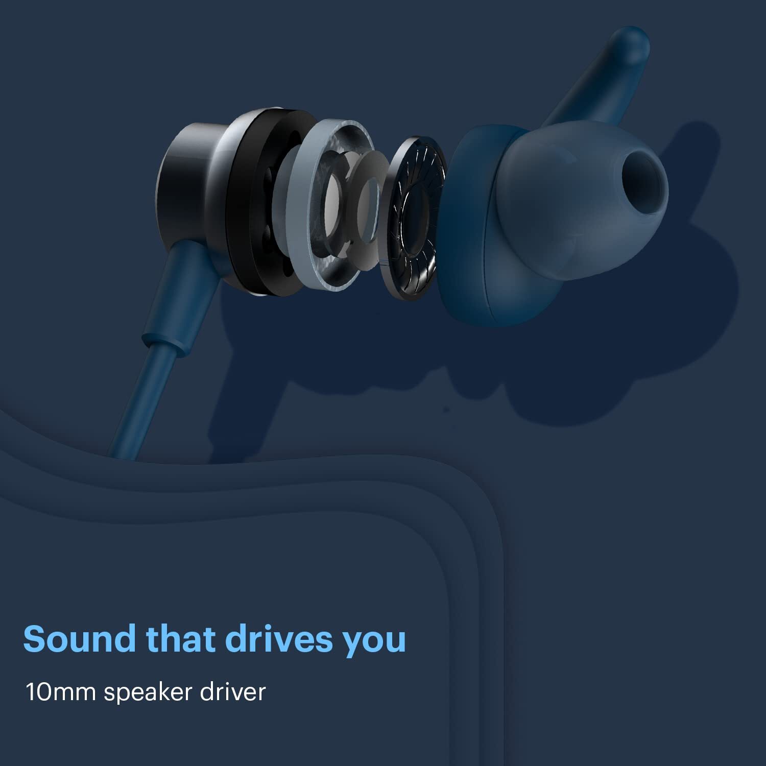 Noise Tune Active Plus Bluetooth Wireless Neckband Earphones at