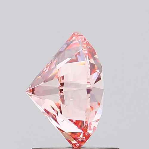 Round 2.00ct Fancy Vivid Pink Vs2 Igi Certified Cvd Lab Grown Diamond Ec3519 Diamond Carat: 2.00 Carat