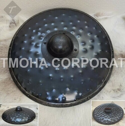 आयरन मध्यकालीन शील्ड/गोल शील्ड/ग्रीक शील्ड/सजावटी शील्ड/लकड़ी की शील्ड/कवच शील्ड/हस्तनिर्मित शील्ड/सजावटी शील्ड Ms0225