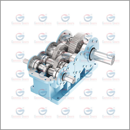 Blue Helical Gearbox For Conveyor