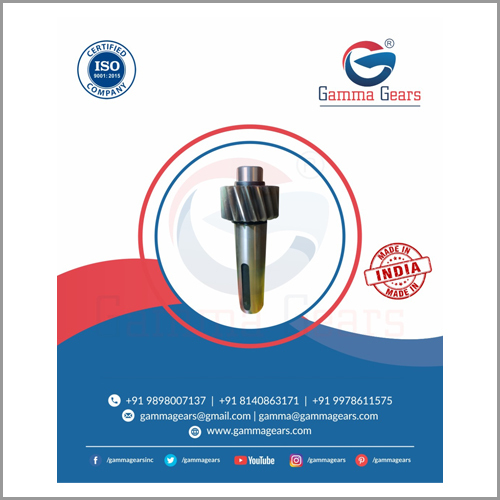 Helical Pinion Shaft - Color: Gray