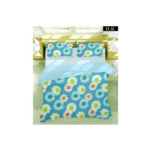 Printed Bed Sheets - 100% Cotton, Queen Size, Multi Colored | Quick Dry, 210 Thread Count, Zero Shrinkage, 2 Pillow Covers, Breathable