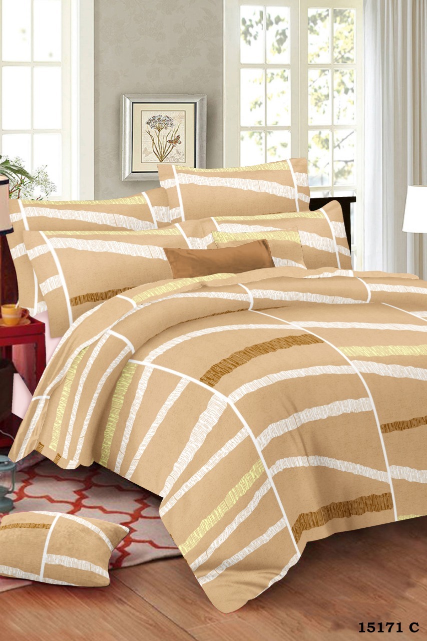 Washable Cotton Double Printed Bed Sheets