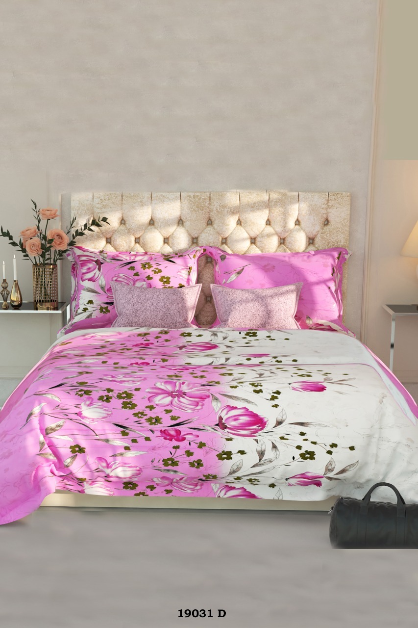 Grace Printed Cotton Double Bed Sheet
