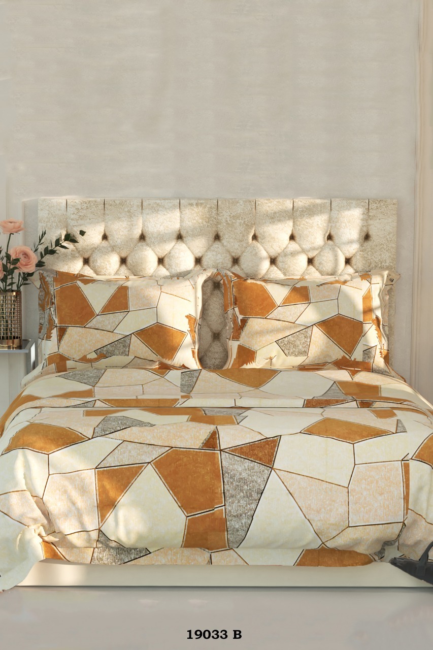 Grace Printed Cotton Double Bed Sheet