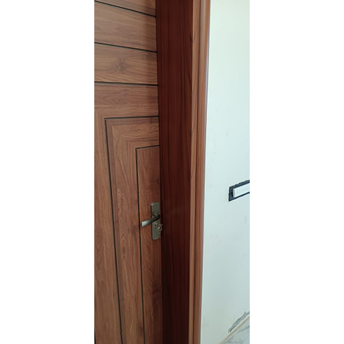 Color Coated Galvanized Pressed Steel Door Frames - Stainless Steel, Aesthetic Wood Finish Coating | Moisture & Termite Resistant, Advanced Machining Technology
