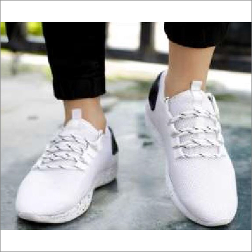 Ladies White Sports Shoes Eva Outsole, All Sizes Lace Closure